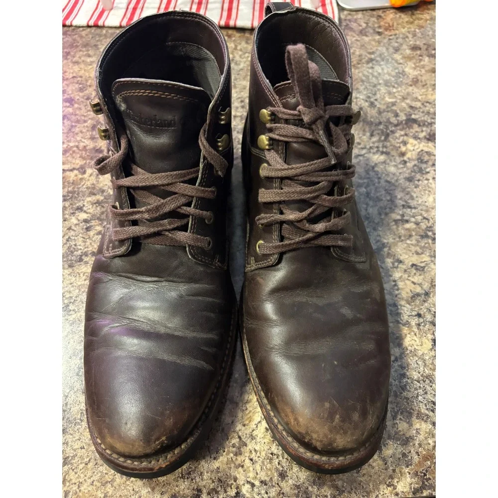 Timberland Larchmont II Waterproof Chukka Boots Mens 10 Brown Leather